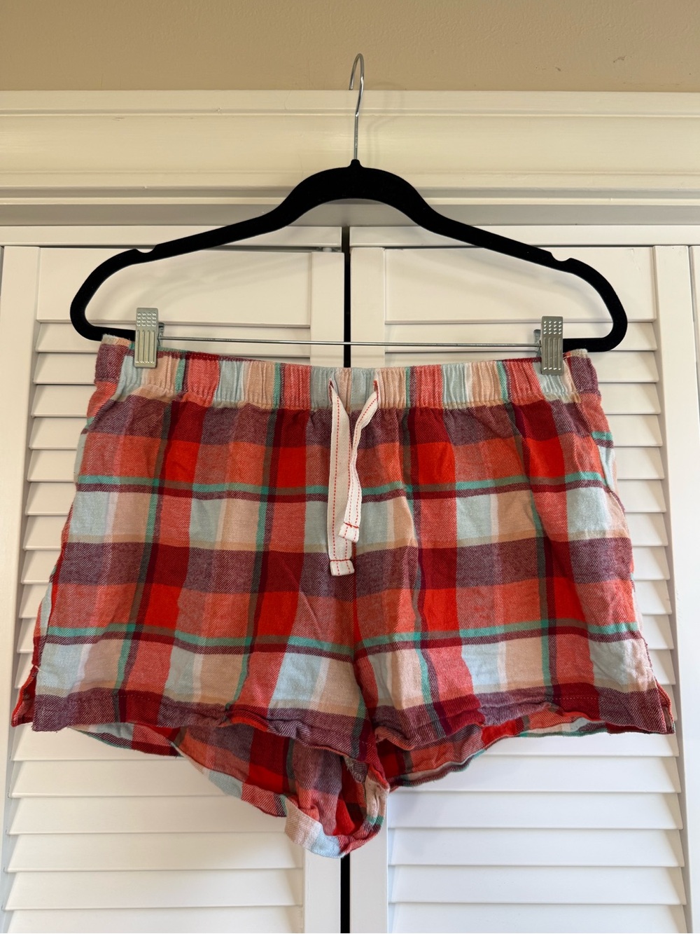 Old Navy Flannel Boxer Pajama Sleep Shorts Size Medium